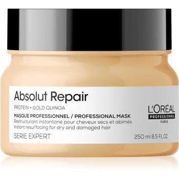 L’Oréal Professionnel Serie Expert Absolut Repair Gold Quinoa + Protein hlboko regeneračná maska pre suché a poškodené vlasy 250 ml
