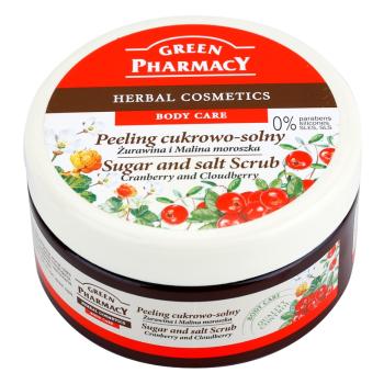 Green Pharmacy Body Care Cranberry & Cloudberry cukrovo-soľný peeling 300 ml