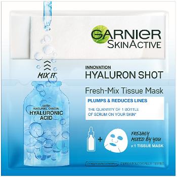 Garnier Textilné maska s kyselinou hyalurónovou pre hydratovanú a vypnutú pleť ( Fresh Mix Tissue Mask) 33 g