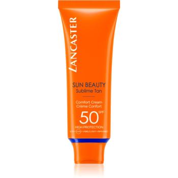 Lancaster Sun Beauty Comfort Cream opaľovací krém na tvár SPF 50 50 ml
