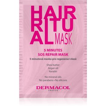Dermacol Hair Ritual intenzívna regeneračná maska na vlasy 15 ml