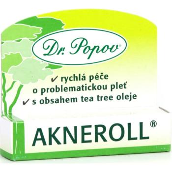 Dr. Popov Akneroll s obsahem tea tree lokálna starostlivosť proti nedokonalostiam aknóznej pleti 6 ml