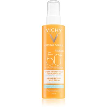 Vichy Capital Soleil Beach Protect multi protekčný sprej proti dehydratácii pokožky SPF 50+ 200 ml