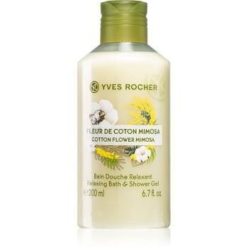 Yves Rocher Cotton Flower Mimosa sprchový gél 200 ml