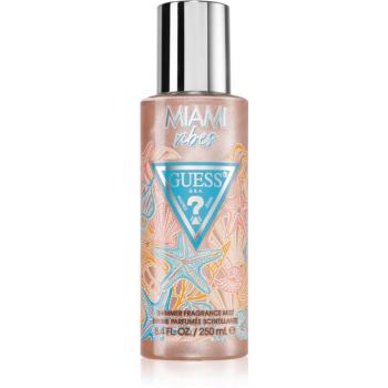 Guess Miami Vibes parfémovaný telový sprej s trblietkami pre ženy 250 ml