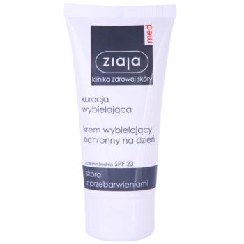 Ziaja Med Whitening Care ochranný krém proti pigmentovým škvrnám SPF 20 50 ml