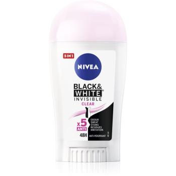 Nivea Invisible Black & White Clear antiperspirant 48h 40 ml