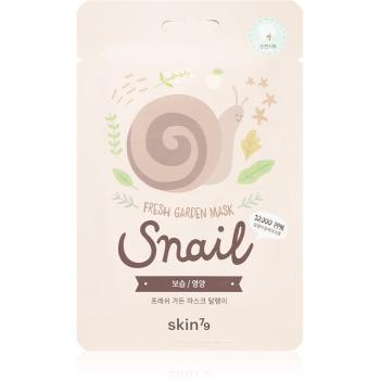 Skin79 Fresh Garden Snail revitalizačná plátenná maska s extraktom zo slimáka 23 g