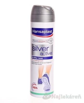 HANSAPLAST sprej na nohy SILVER active Antiperspirant (48 h) 1x150 ml