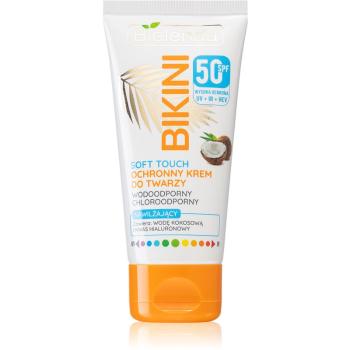 Bielenda Bikini Coconut vodeodolný opaľovací krém na tvár SPF 50 50 ml