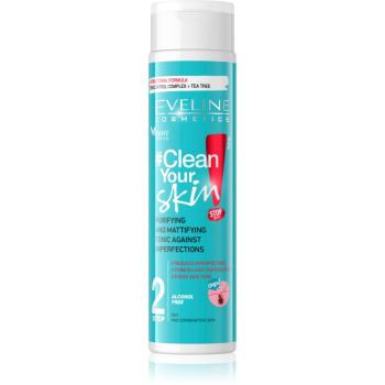 Eveline Cosmetics #Clean Your Skin hĺbkovo čistiace tonikum 225 ml