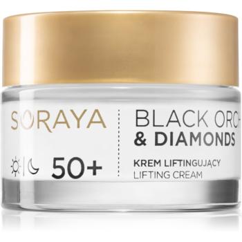 Soraya Black Orchid & Diamonds liftingový krém proti vráskam 50+ 50 ml