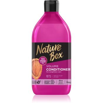 Nature Box Almond kondicionér pre jemné vlasy bez objemu 385 ml