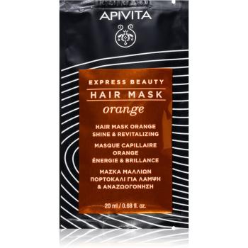 Apivita Express Beauty Orange revitalizačná maska na vlasy 20 ml