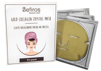 Sefiros Zlatá kolagénová maska na tvár ( Gold Collagen Crystal Mask) 3 ks