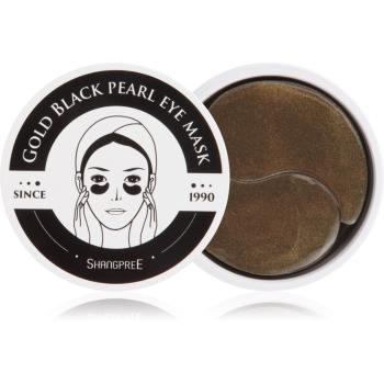 Shangpree Gold Black Pearl hydrogélová maska na očné okolie s protivráskovým účinkom 60 ks