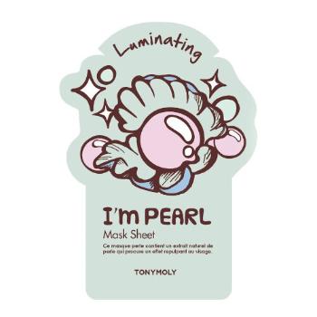 Tony Moly Rozjasňujúce pleťová maska s perlovým výťažkom I`m Real (Luminating Pearl Mask) 21 g
