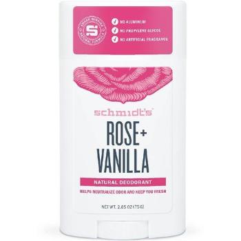 Schmidt´s Tuhý dezodorant ruže + vanilka (Signature Rose + Vanila Deo Stick) 58 ml