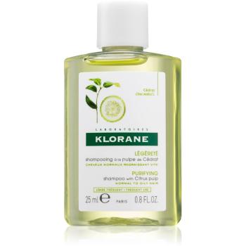 Klorane Cédrat šampón pre normálne až mastné vlasy 25 ml