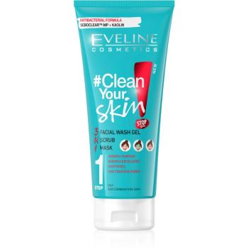 Eveline Cosmetics #Clean Your Skin čistiaci gél 3 v 1 200 ml