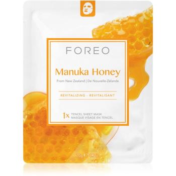 FOREO Farm to Face Manuka Honey plátenná maska s hydratačným a revitalizačným účinkom 3x20 ml