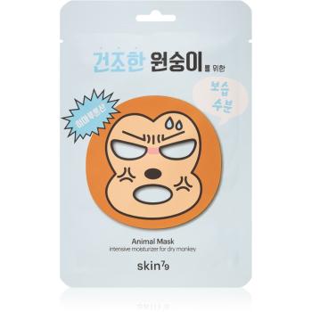 Skin79 Animal For Dry Monkey plátenná maska s vysoko hydratačným a vyživujúcim účinkom 23 g