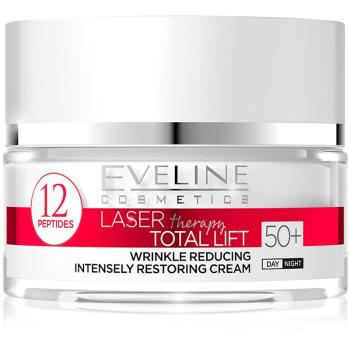 Eveline Cosmetics Laser Therapy Total Lift denný a nočný protivráskový krém 50+ 50 ml