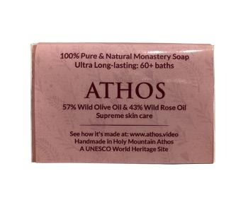 Athos Prírodné kláštorné mydlo Ruža 100 g