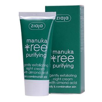 Ziaja Manuka Tree Purifying exfoliačný nočný krém pre mastnú a zmiešanú pleť 50 ml