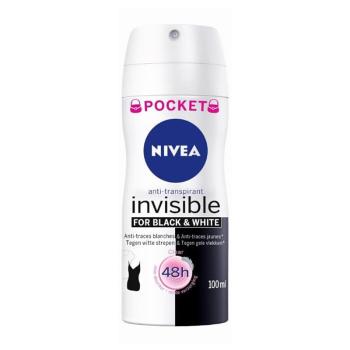 Nivea Invisible Black & White Clear antiperspirant v spreji 100 ml