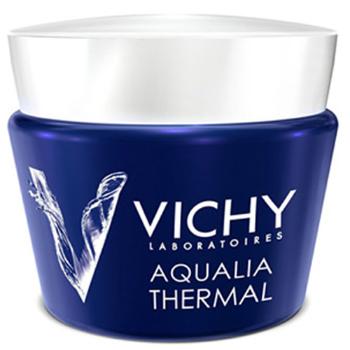 Vichy Intenzívna nočná starostlivosť proti známkam únavy Aqualia Thermal Night Spa (Replenishing Anti-Fatigue Cream-Gel) 75 ml