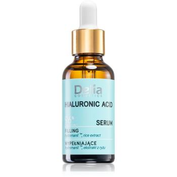 Delia Cosmetics Hyaluronic Acid vyplňujúce sérum na tvár, krk a dekolt 30 ml