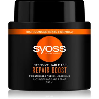 Syoss Repair Boost hĺbkovo posilňujúca maska na vlasy proti lámavosti vlasov 500 ml