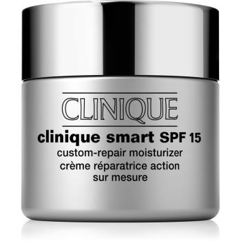 Clinique Clinique Smart™ SPF 15 Custom-Repair Moisturizer denný hydratačný krém proti vráskam pre suchú a zmiešanú pleť SPF 15 75 ml
