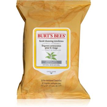 Burt’s Bees White Tea vlhčené čistiace obrúsky 30 ks
