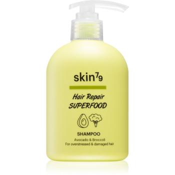 Skin79 Hair Repair Superfood Avocado & Broccoli posilňujúci šampón pre poškodené vlasy 230 ml