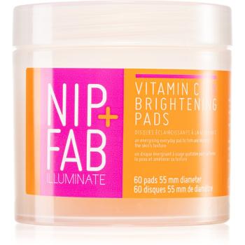 NIP+FAB Vitamin C Fix čistiace tampóny pre rozjasnenie pleti 60 ks