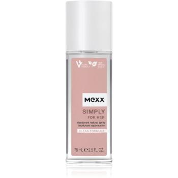 Mexx Simply deodorant s rozprašovačom pre ženy 75 ml