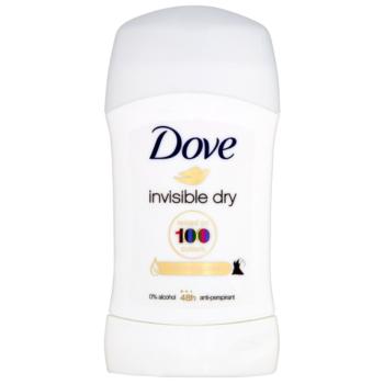 Dove Invisible Dry tuhý antiperspirant proti bielym škvrnám 48h 40 ml