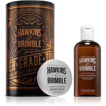 Hawkins & Brimble Natural Grooming Elemi & Ginseng darčeková sada (na bradu)