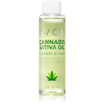 Avon Cannabis Sativa Oil čistiaca pleťová emulzia s konopným olejom 125 ml