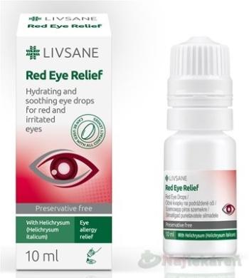 LIVSANE Očné kvapky - podráždené oči alergie, bez konzervantov, Helichrysum, 10 ml