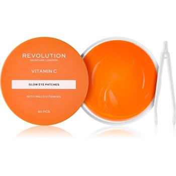 Revolution Skincare Vitamin C With Multivitamins hydrogélová maska na očné okolie pre rozjasnenie a hydratáciu 60 ks
