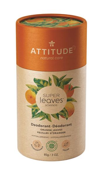 ATTITUDE Prírodné tuhý deodorant SUPER LEAVES - pomarančové listy 85 g