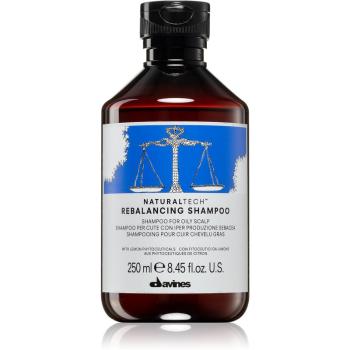 Davines Naturaltech Rebalancing hĺbkovo čistiaci šampón pre mastnú pokožku hlavy 250 ml