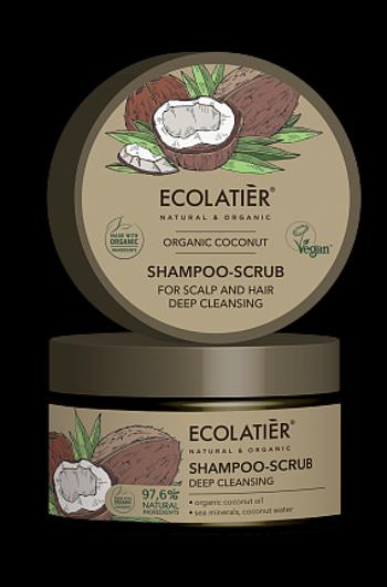 Peelingový šampón Kokos - hĺbkové čistenie pokožky a vlasov - EcoLatier Organic - 250ml