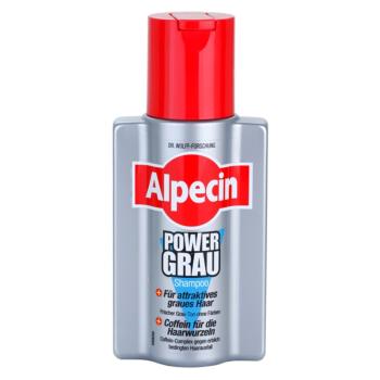 Alpecin Power Grau šampón pre zvýraznenie šedých odtieňov vlasov 200 ml
