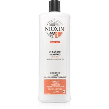 Nioxin System 4 Color Safe Cleanser Shampoo jemný šampón pro farbené a poškodené vlasy 1000 ml