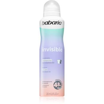 Babaria Deodorant Invisible antiperspirant v spreji proti bielym a žltým škvrnám 200 ml