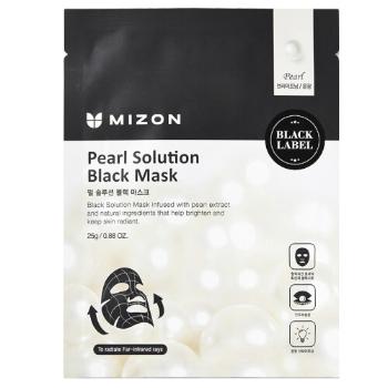 Mizon Rozjasňujúce maska s výťažkami z perál (Pearl Solution Black Mask) 25 g